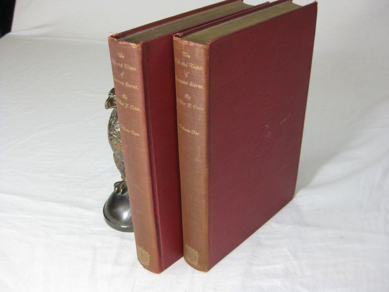 Item #26595 The Life and Times of LAWRENCE STERNE (2 volume set, complete). Wilbur L. Cross.