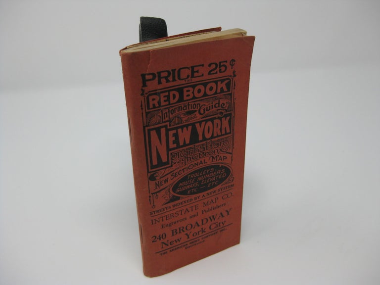 Item #27084 THE "RED BOOK" INFORMATION AND STREET GUIDE OF NEW YORK CITY: Manhattan and Bronx Boroughs