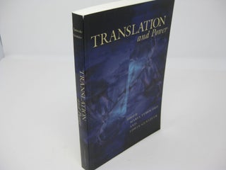 Item #27318 TRANSLATION AND POWER. Maria Tymoczo, Edwin Gentzler