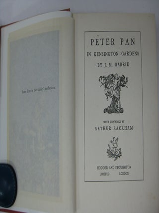 PETER PAN IN KENSINGTON GARDENS