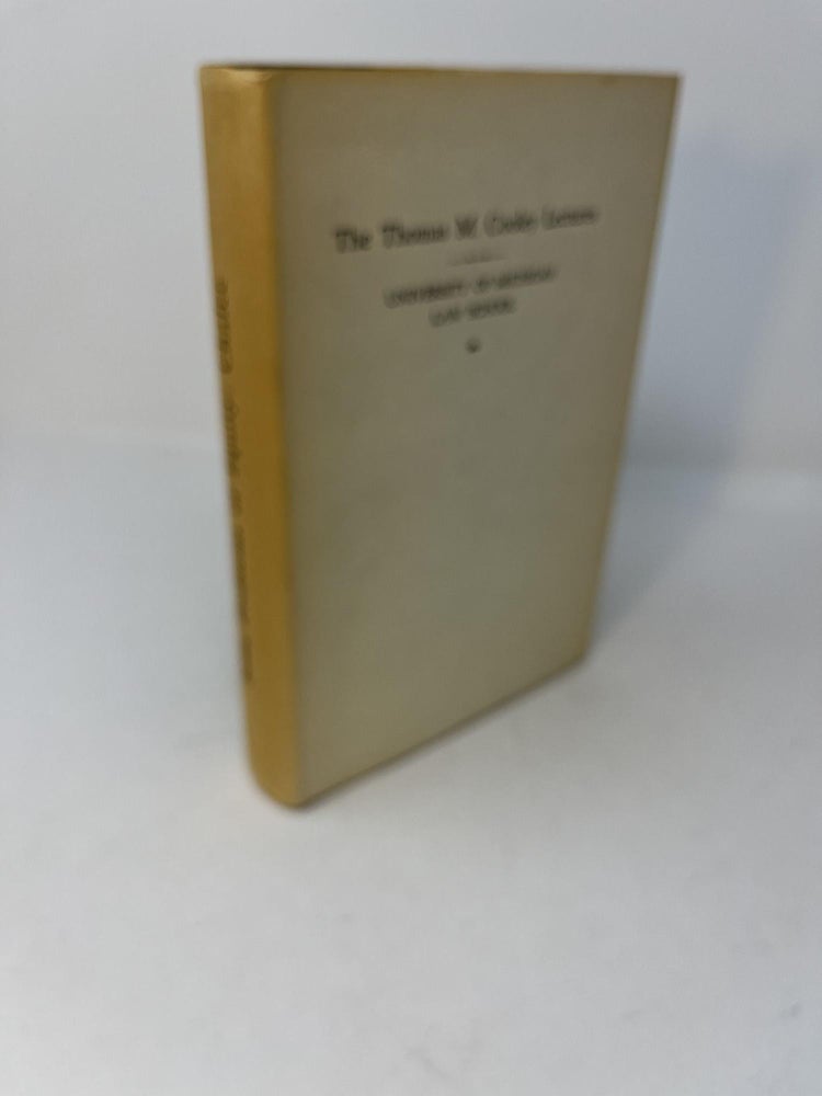 Item #28435 The Thomas M. Cooley Lectures. Second Series. SOME PROBLEMS OF EQUITY. Zachariah Jr. Chafee, Edgar N. Durfee.