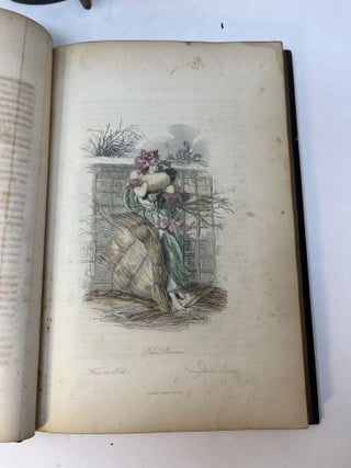 THE FLOWERS PERSONIFIED: Being A Translation of Granville's "Les Fleurs Animees." (bound with) MODERN BOTANY FOR LADIES; and Ladies' Horticulture, by Cte. Foelix, (additionally bound with Supplement to the "Ladies' Botany"