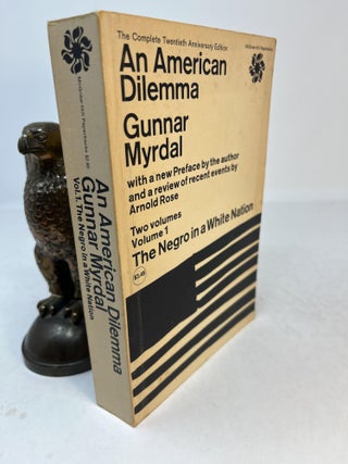 Item #28471 AN AMERICAN DILEMMA: Vol. 1. The Negro in a White Nation. Gunnar Myrdal, Richard...