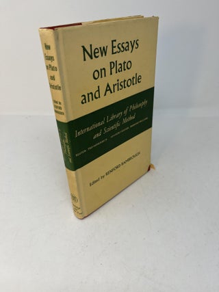 Item #28559 NEW ESSAYS ON PLATO AND ARISTOTLE. Renford Babrough, R. M. Hare, J. L. Ackrill, D. M....