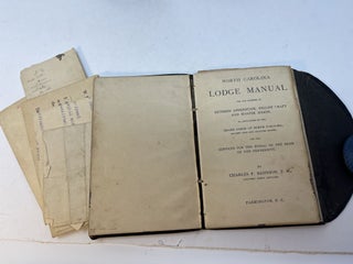 NORTH CAROLINA LODGE MANUAL: For The Degrees of Entered Apprentice, Fellow Craft and Master Mason