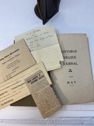 HISTORY OF THE CLASS OF 1902 with WINTHROP COLLEGE JOURNAL along with four laid in items