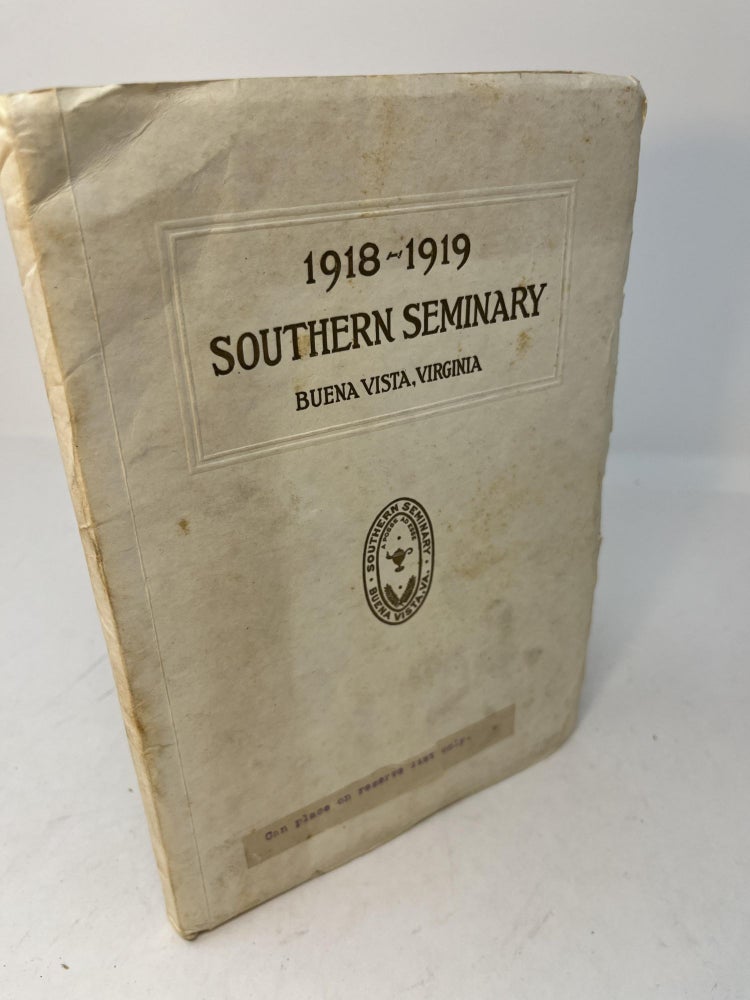 Item #29440 Fifty-Second Annual Register of SOUTHERN SEMINARY Buena Vista, Virginia FOR GIRLS AND LADIES