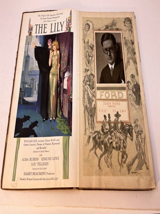 FOX - A STANDARD OF BUSINESS IN THE REALM OF ENTERTAINMENT. FOX FILM CORPORATION 1926 - 1927. Publicity Posters, Color Portraits of Actors, Directors and Actresses. Views Of Fox Studios in Hollywood.