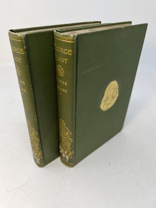 Item #29779 POEMS by George Eliot in Two Volumes (2 volume set, complete). George Eliot