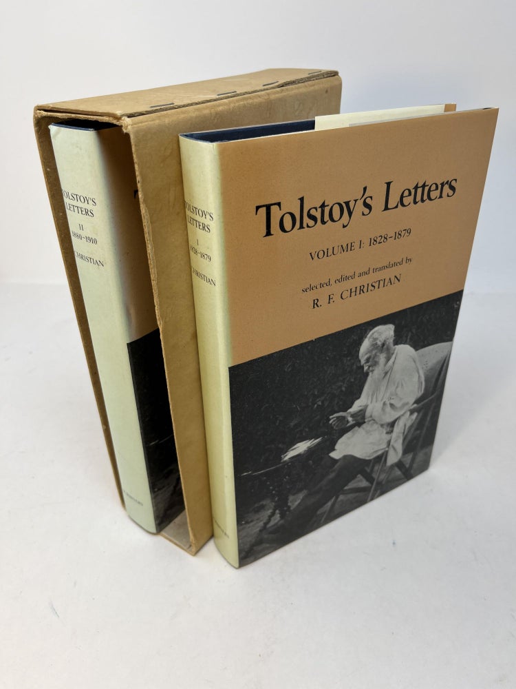 Item #29891 TOLSTOY'S LETTERS in two volumes: Volume I 1828-1879 and Volume 2 1880-1910. R. F. Christian, edited and, selected.