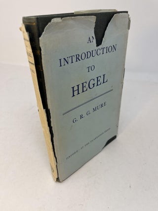 Item #29913 AN INTRODUCTION TO HEGEL. G. R. G. Mure