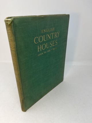 Item #30234 ENGLISH COUNTRY HOUSES OPEN TO THE PUBLIC. Christopher Hussey