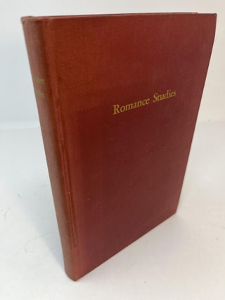 Item #30530 ROMANCE STUDIES Presented to WILLIAM MORTON DEY on the Occasion of his Seventieth...