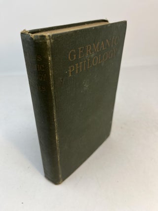 Item #31083 GERMANIC PHILOLOGY. Richard. translated and Loewe, J D. Jones