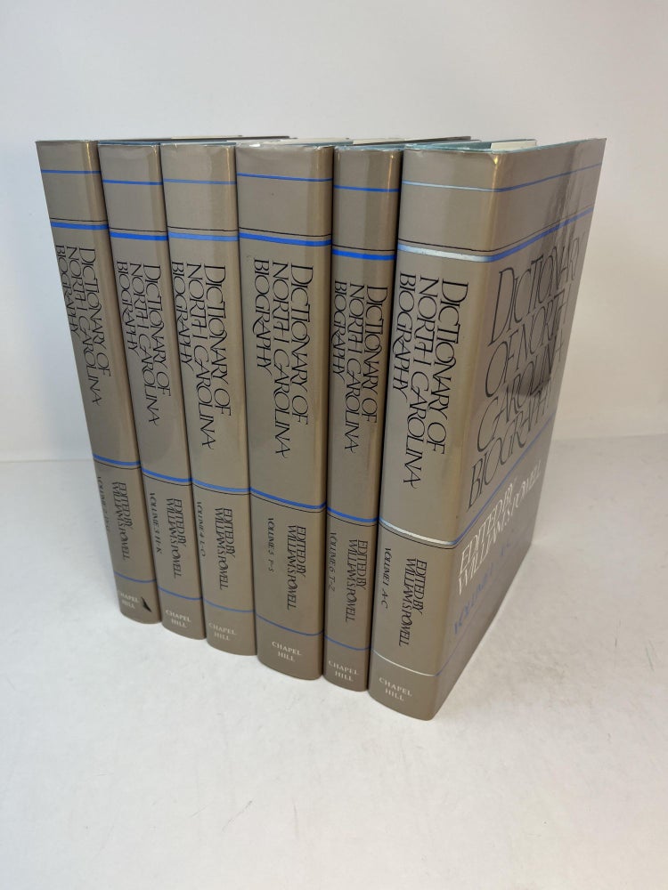 Item #31115 DICTIONARY OF NORTH CAROLINA BIOGRAPHY 6 Volumes Complete. William S. Powell.