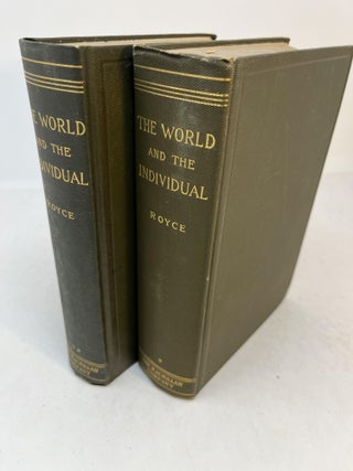 Item #31314 THE WORLD AND THE INDIVIDUAL. Gifford Lectures Delivered before the University of...