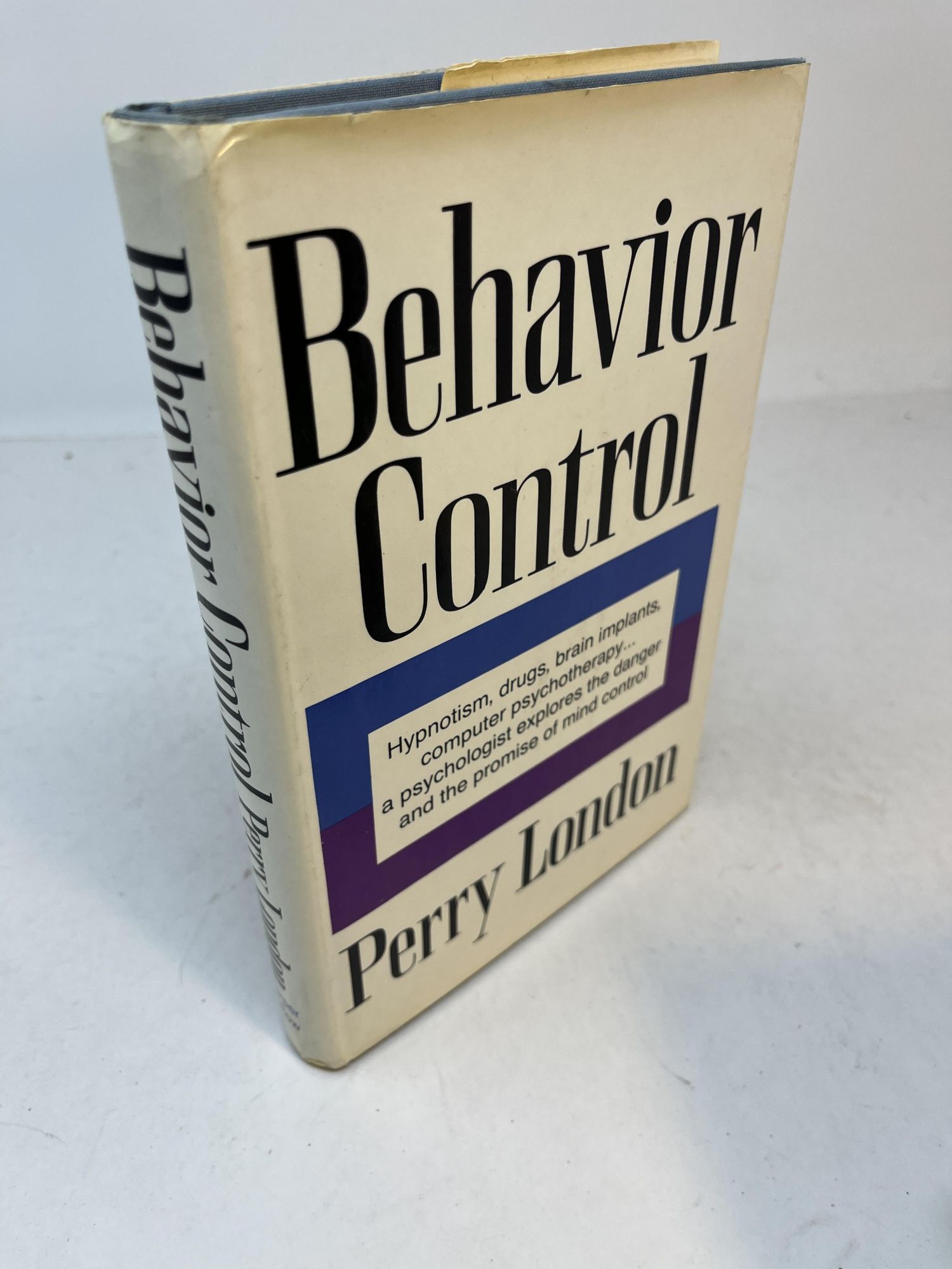 BEHAVIOR CONTROL | Perry London | 1st edition