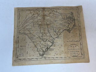 Item #31765 MAP OF NORTH AND SOUTH CAROLINA. J. Denison