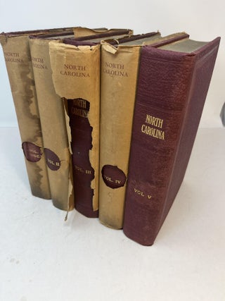 Item #31969 NORTH CAROLINA; The Old North State And The New (Five Volume Set, Complete)....