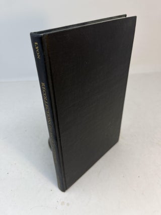 Item #32065 RECOLLECTIONS OF AN OLD CARTMAN (Old New York Street Life). signed. Isaac S. Lyon,...