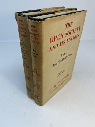 Item #32244 THE OPEN SOCIETY AND ITS ENEMIES. 2 Volumes. K. R. Popper