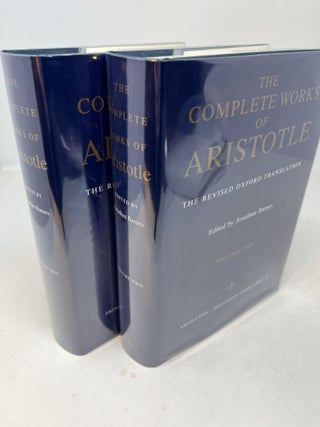 Item #32257 THE COMPLETE WORKS OF ARISTOTLE. The Revised Oxford Translation. 2 Volumes....