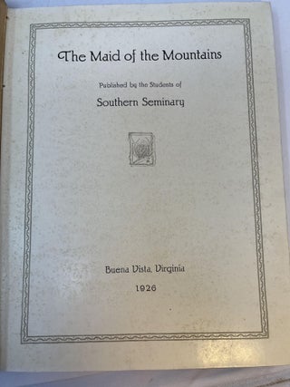 THE MAID OF THE MOUNTAINS 1925-26