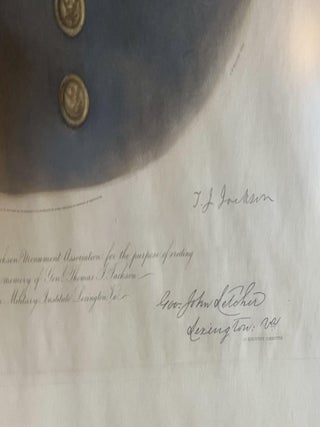 [ART] Two Hand-colored Fine Engravings of ROBERT E. LEE and THOMAS J. (STONEWALL) JACKSON