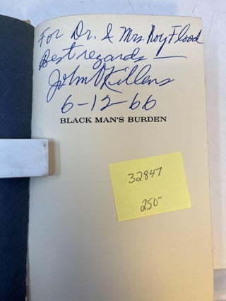 BLACK MAN'S BURDEN (signed)