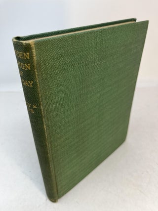 Item #33757 GARDEN DESIGN OF TO-DAY. Percy S. Cane