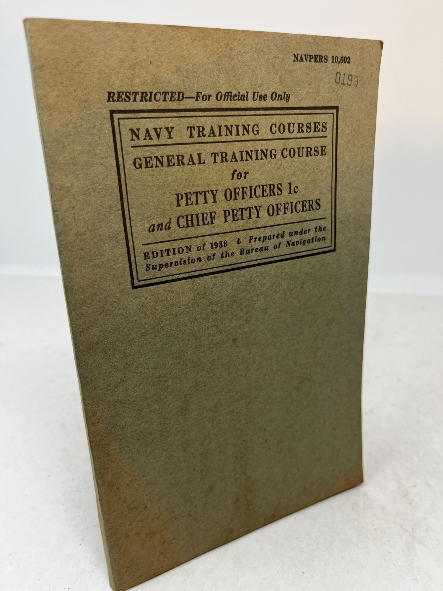 Navy Training Courses. GENERAL TRAINING COURSE FOR PETTY OFFICERS 1c ...