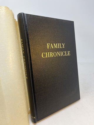 Item #34923 FAMILY CHRONICLE. Edward Washburn Walker, compilier