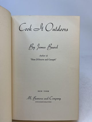 COOK IT OUTDOORS