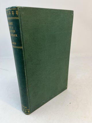 Item #35336 DIARY OF A SCOTCH GARDENER at the French Court at the End of the Eighteenth Century....