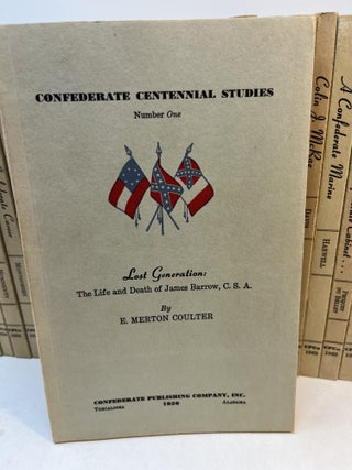 CONFEDERATE CENTENNIAL STUDIES. Number 1 - 27. ( 27 volume set complete)