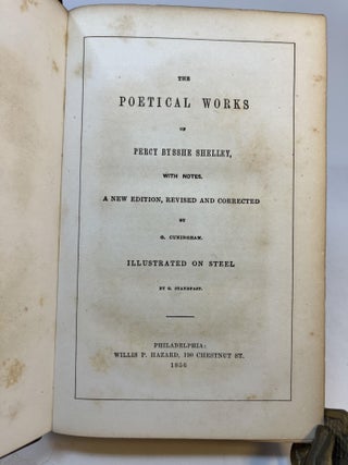 THE POETICAL WORKS OF PERCY BYSSHE SHELLEY, With Notes. A New Edition, Revised and Corrected.