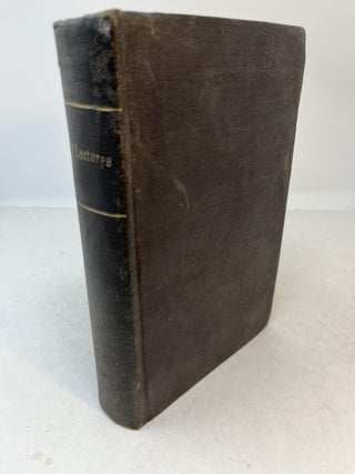 Item #36316 LECTURES ON RHETORIC AND BELLES LETTRES. With a Memoir of the Author's Life. ...