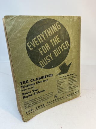 MANHATTAN, New York: TELEPHONE DIRECTORY, SUMMER 1935