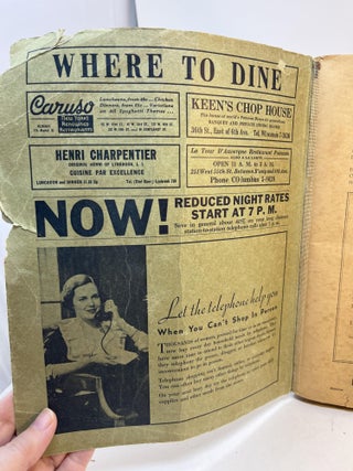 MANHATTAN, New York: TELEPHONE DIRECTORY, SUMMER 1935
