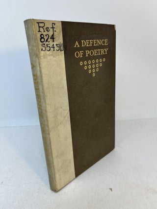 Item #36614 A DEFENCE OF POETRY. Percy Bysshe Shelley, Mrs. Shelley