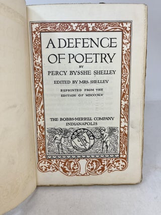 A DEFENCE OF POETRY