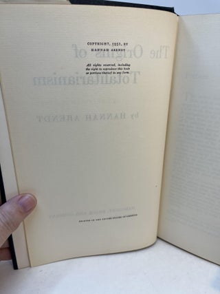 THE ORIGINS OF TOTALITARIANISM