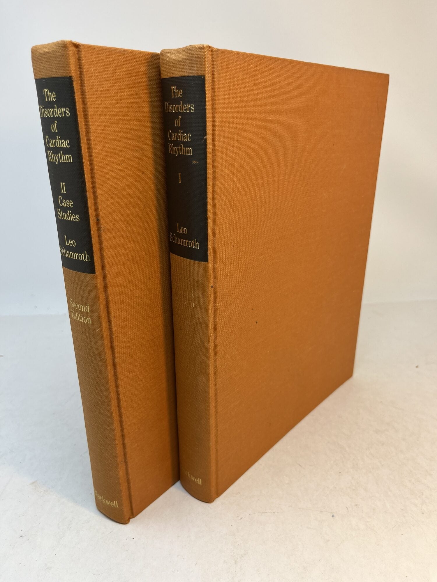 THE DISORDERS OF CARDIAC RHYTHM. Two Volumes, complete | Leo Schamroth ...