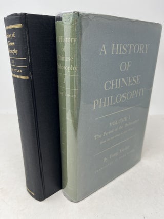 Item #37776 A HISTORY OF CHINESE PHILOSOPHY. 2 Volumes. Volume I: The Period of the...