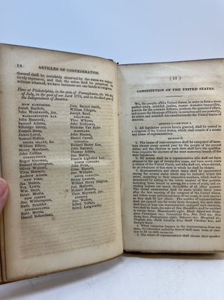 THE AMERICAN'S GUIDE: Comprising the DECLARATION OF INDEPENDENCE; the ARTICLES OF CONFEDERATION; The Constitution of The United States, and The Constitutions of the Several States Comprising The Union, viz, ...