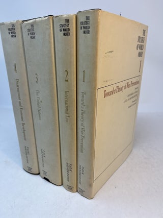 Item #37835 THE STRATEGY OF WORLD ORDER. 4 Volumes complete. Richard A. Falk, Saul H. Mendlovitz