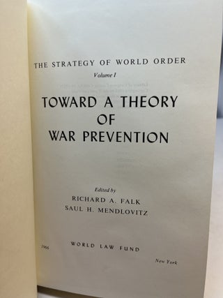 THE STRATEGY OF WORLD ORDER. 4 Volumes complete.