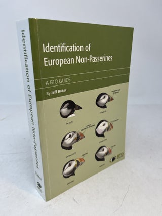 Item #37853 IDENTIFICATION OF EUROPEAN NON-PASSERINES. Jeff Baker