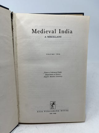 MEDIEVAL INDIA. A Miscellany. Volume Two.