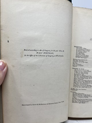 LEAVES OF GRASS (bound with) PASSAGE TO INDIA